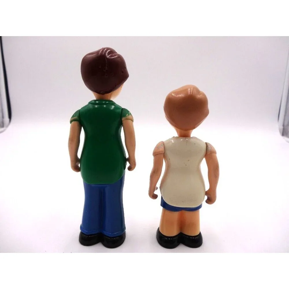 Little Tikes Dollhouse Little Boy Brother White Shirt Big Boy Brother Green Shir